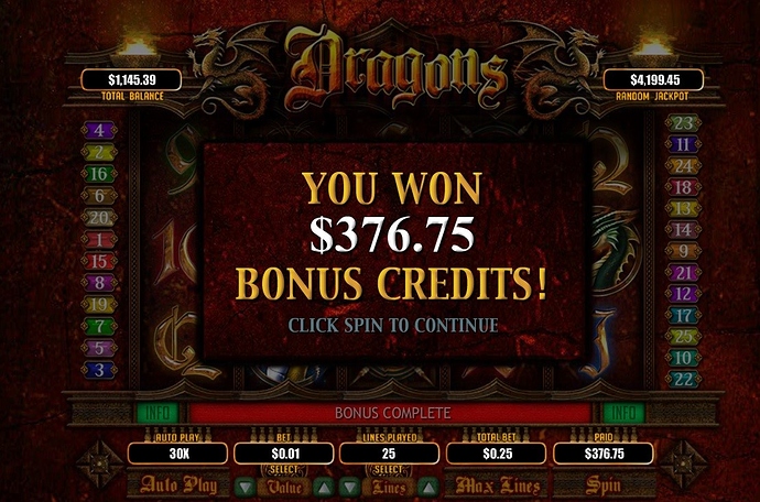 Dragons 1507x bonus may 1