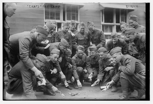 Craps_game_at_military_camp_in_1918