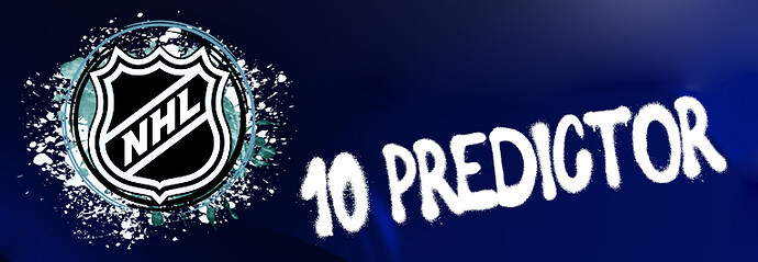NHL 10 Predictor Banner